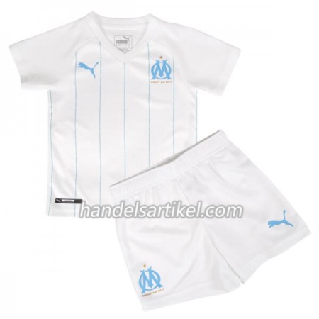 Olympique Marseille Kinder Heim Trikotsatz 2019/20 Kurzarm (+ Kurze Hosen)
